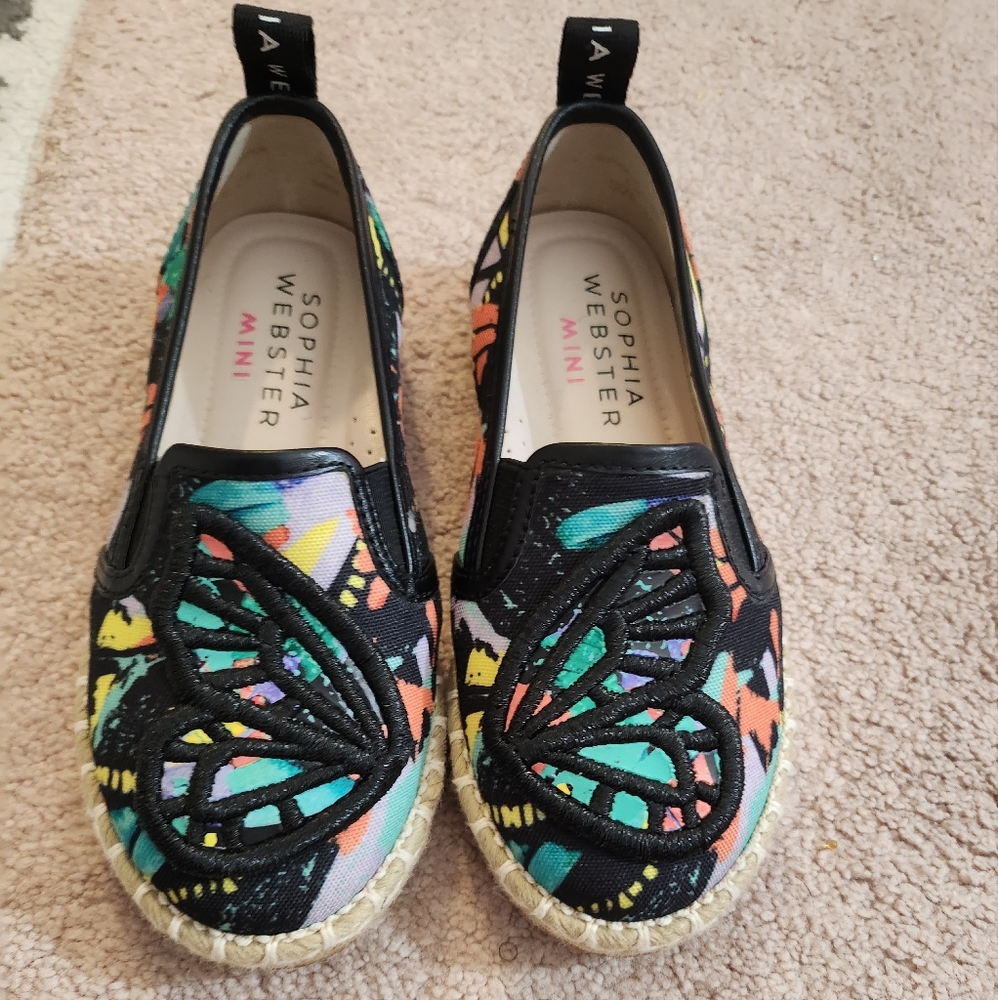 New Toddler Girl Sophia Webster Espadrilles Size 27 or 10 US